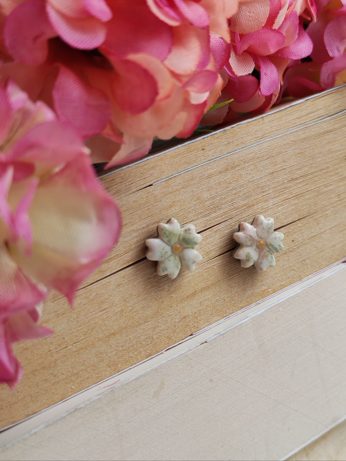 Cercei Floricele stud